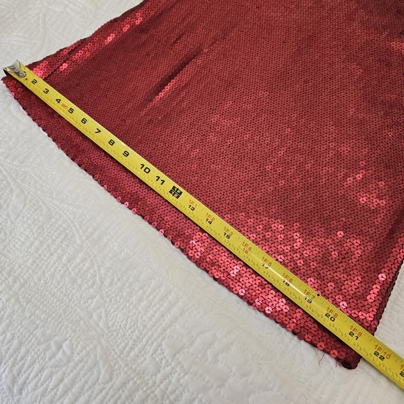 ING+ Full Sequin Tank Top Matte Red Womens Plus 3X Whimsigoth Vampy Witchy‎ Glam - Picture 8 of 11